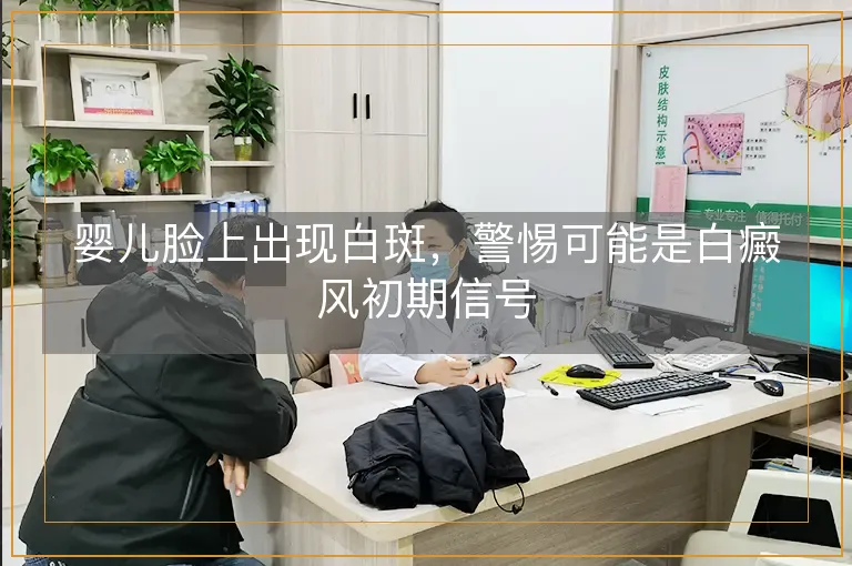 婴儿脸上出现白斑，警惕可能是白癜风初期信号