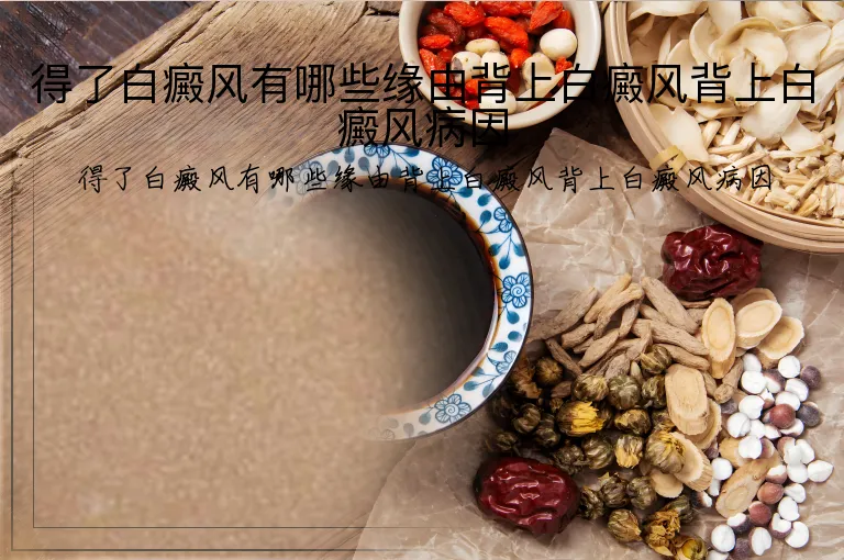 得了白癜风有哪些缘由背上白癜风背上白癜风病因